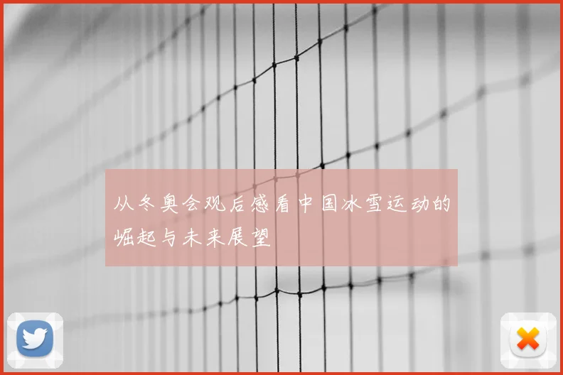 从冬奥会观后感看中国冰雪运动的崛起与未来展望