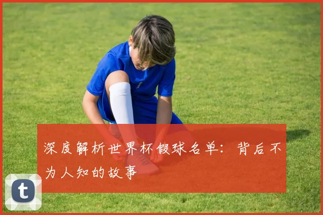 深度解析世界杯假球名单：背后不为人知的故事